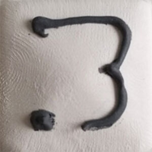 Black 3D Trailing Glaze